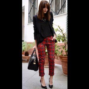 Mickey Kitsch Tartan Pants